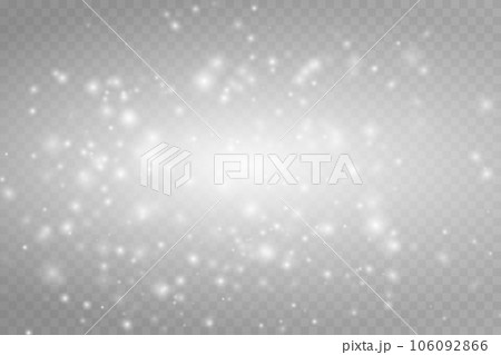 Dust light. Bokeh light lights effect background. Abstract magic light dust effect. Christmas lights. Glowing flying dust. Dust light. Bokeh light lights effect background. Abstract magic light dust effect. Christmas lights. Glowing flying dust. 106092866