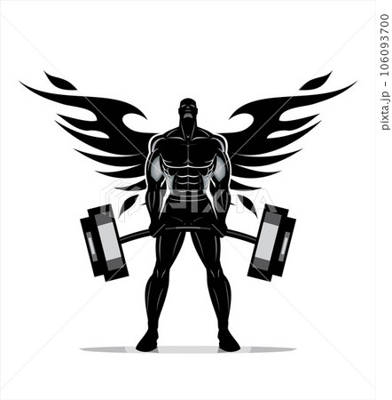 winged great body builder. 106093700