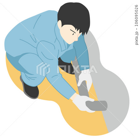 配管工事の作業員 106095026