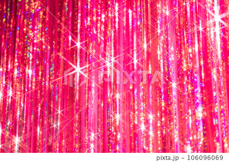 キラキラピンクのタッセルカーテン背景 キラキラピンクのタッセルカーテン背景 106096069