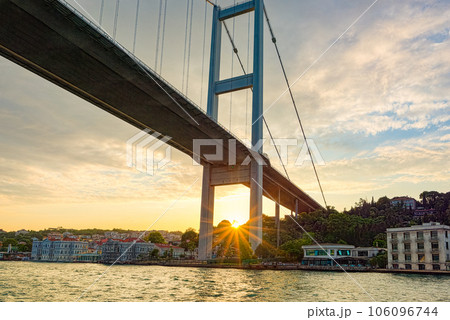 Beautiful and magnificent views of Istanbul in from the Bosphorus. Beautiful and magnificent views of Istanbul in from the Bosphorus. 106096744