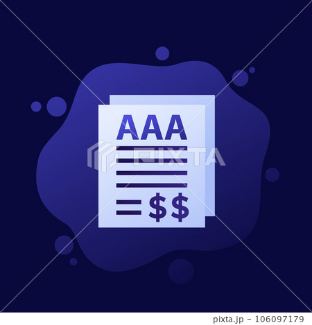 credit rating icon, vector design credit rating icon, vector design 106097179