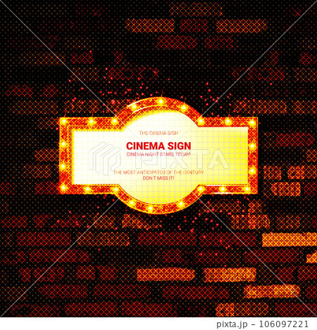 Now Showing announcement board banner 106097221