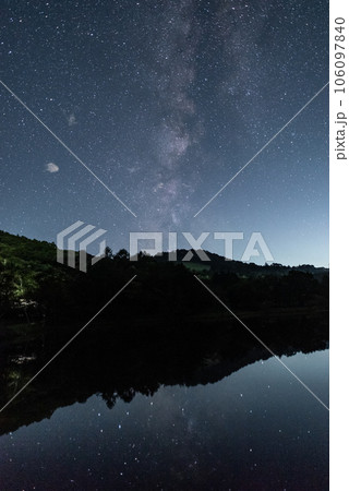 茶臼山高原の天の川 愛知県 茶臼山高原の天の川 愛知県 106097840