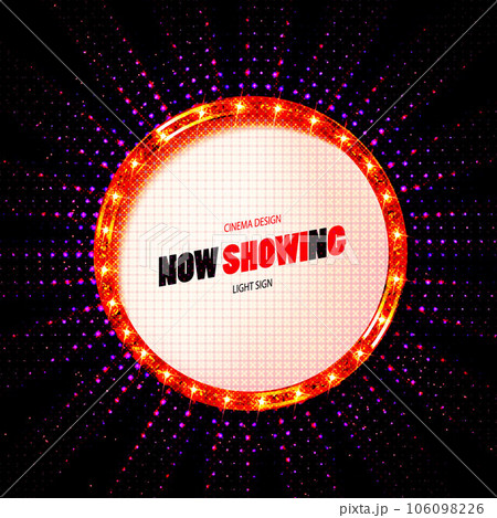 Stage podium with ceremonial red carpet and lighting Stage podium with ceremonial red carpet and lighting 106098226