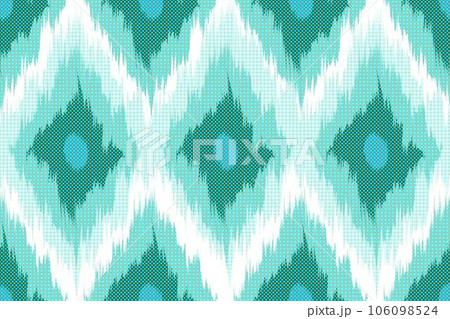 ikat ethnic element seamless pattern ikat ethnic element seamless pattern 106098524