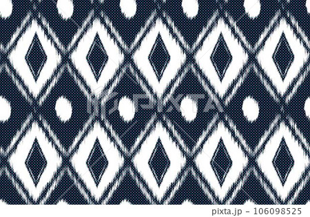 ikat ethnic element seamless pattern ikat ethnic element seamless pattern 106098525