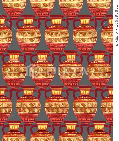 Seamless pattern of you meander 106098851