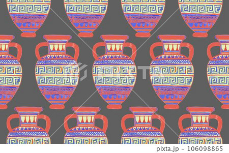 Seamless pattern of you meander 106098865