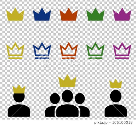 人和皇冠圖標集 106100019