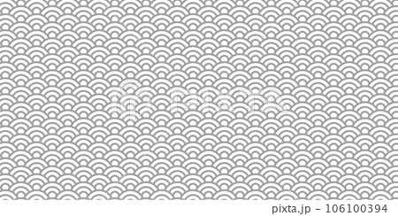 青海波文様 和柄の背景イラストのイラスト素材 [106100394] - PIXTA