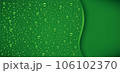 green bubbles droplets background with place for your text	 106102370