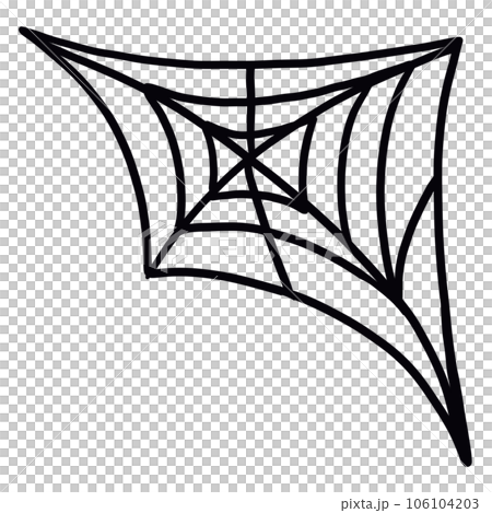spider web line art 106104203