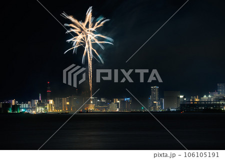 わっしょい百万夏まつり前夜祭の美しい打上花火大会2023 わっしょい百万夏まつり前夜祭の美しい打上花火大会2023 106105191