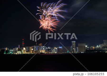 わっしょい百万夏まつり前夜祭の美しい打上花火大会2023 わっしょい百万夏まつり前夜祭の美しい打上花火大会2023 106105255