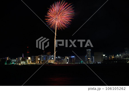わっしょい百万夏まつり前夜祭の美しい打上花火大会2023 わっしょい百万夏まつり前夜祭の美しい打上花火大会2023 106105262
