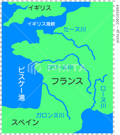 フランスの川のイラスト素材 [106105664] - PIXTA