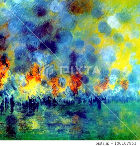Abstract Fire Background Abstract art backgroundのイラスト素材 [106107953] - PIXTA