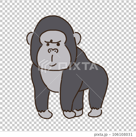Gorilla cute illustration Gorilla cute illustration 106108031