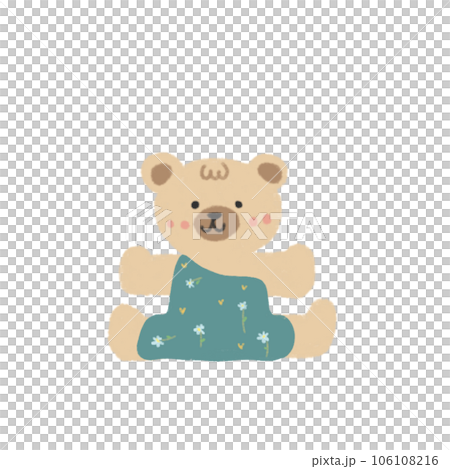 Cute cartoon pastel doodle hand draw bear Cute cartoon pastel doodle hand draw bear 106108216