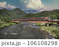 日本の風景　JR播但線　兵庫県。 106108298