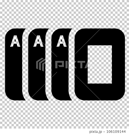 Filled style icon representing playing cards, ace Filled style icon representing playing cards, ace 106109144