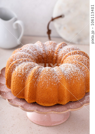 Pound cake, traditional vanilla or sour cream flavor Pound cake, traditional vanilla or sour cream flavor 106113481