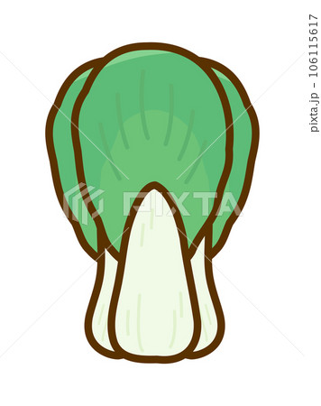 秋の味覚のイラスト素材、青梗菜 秋の味覚のイラスト素材、青梗菜 106115617