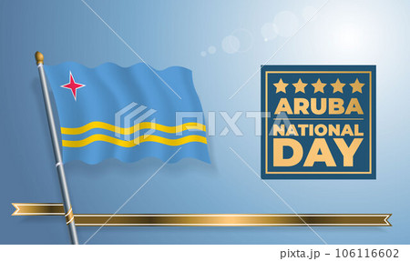 Aruba National Day, celebration template banner Aruba National Day, celebration template banner 106116602