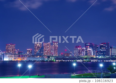 豊洲から望む街の夜景 豊洲から望む街の夜景 106116923