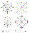 カラフルな星のイラスト 106118129