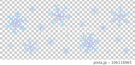 Pale blue gradation snowflake wallpaper pattern background illustration vector material 106118965