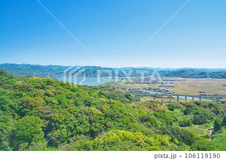 【ハワイ風土記館(展望台)からの風景】 鳥取県東伯郡湯梨浜町上橋津 【ハワイ風土記館(展望台)からの風景】 鳥取県東伯郡湯梨浜町上橋津 106119190