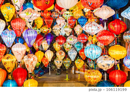 ホイアンのカラフルなランタン 106119199