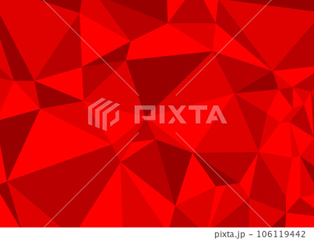 クリスタルのテクスチャ 背景素材 赤色 ベクターイラスト 106119442