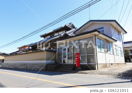 茨城　龍ケ崎　丸ポストのある風景（旧八原郵便局） 106121051