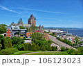 Amazing View of Quebec City skyline with Saint Lawrence river in Canada 106123023