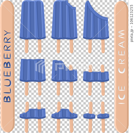 Big set various sweet tasty natural ice cream 106123255