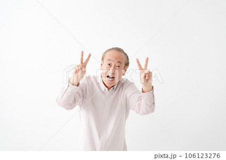 元気な老人 ピース 元気な老人 ピース 106123276