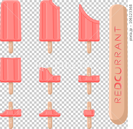 Big set various sweet tasty natural ice cream 106123368