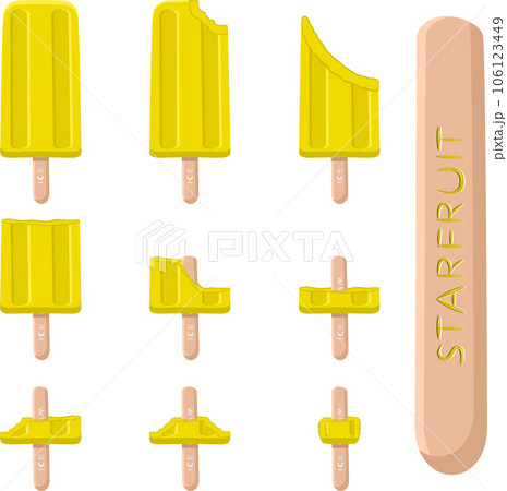 Big set various sweet tasty natural ice cream 106123449