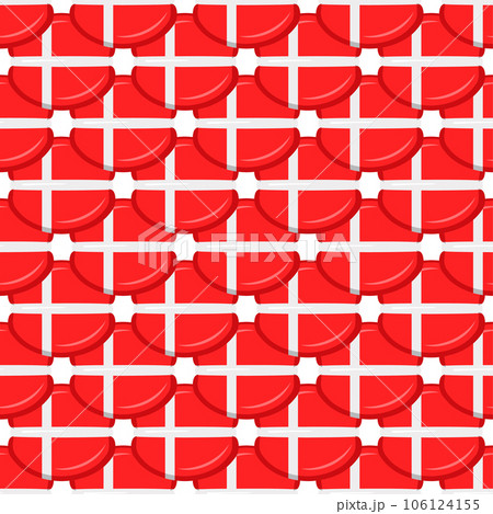 Pattern cookie with flag country Denmark in tasty biscuit 106124155