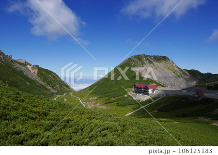 Mount Norikura (Norikura-dake) is a potentially active volcano located on the borders of Gifu and Nagano prefectures in Japan. It is part of the Hida Mountains and is listed among the 100 Famous Japan 106125183