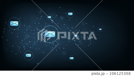 Email communication and digital marketing concept. Email communication and digital marketing concept. 106125308