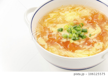 トマトとたまごのふわふわ中華スープ 106125575