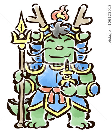 辰（龍）の七福神　毘沙門天 106125918
