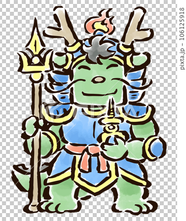辰（龍）の七福神　毘沙門天 106125918