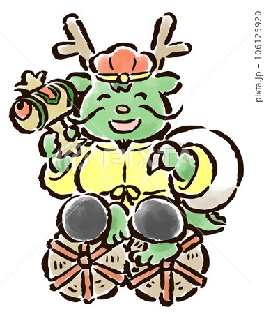 辰（龍）の七福神　大黒天 106125920