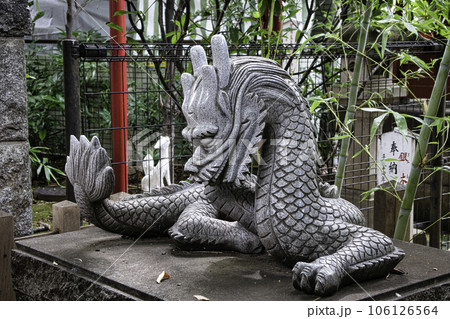 東京都　田無神社（たなしじんじゃ）　白龍神　五龍神のパワースポット 106126564