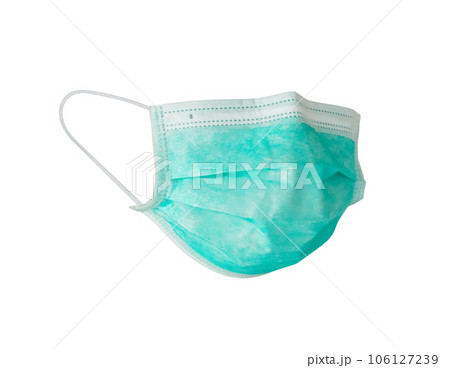 Medical face mask isolated on white background Medical face mask isolated on white background 106127239